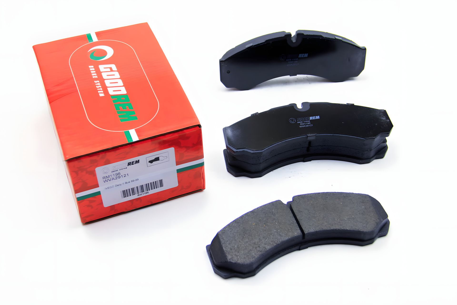 Тормозные колодки для Daily 99- (двойные), GOODREM (RM1196) Тормозные колодки для Daily 99- (двойные), GOODREM (RM1196)