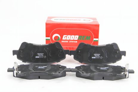 Передние тормозные колодки для Toyota Auris 07-12, размер 150,8x62,5x19,5 мм, бренд GOODREM (RM1423)