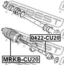 Тяга рульова Mitsubishi Outlander I 01-09, FEBEST (0422CU20)