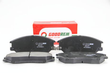 Передние тормозные колодки для Rexton/Korando/Actyon/Kyron/H100/Santa Fe/Rexton 97-, GOODREM (RM1271)
