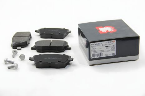 Передні гальмівні колодки VW Polo 02-/Skoda Fabia 99-14 (TRW), JP Group (1163603010) Передні гальмівні колодки VW Polo 02-/Skoda Fabia 99-14 (TRW), JP Group (1163603010)