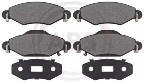 Передні гальмівні колодки Yaris (01-05), A.B.S. (37309)