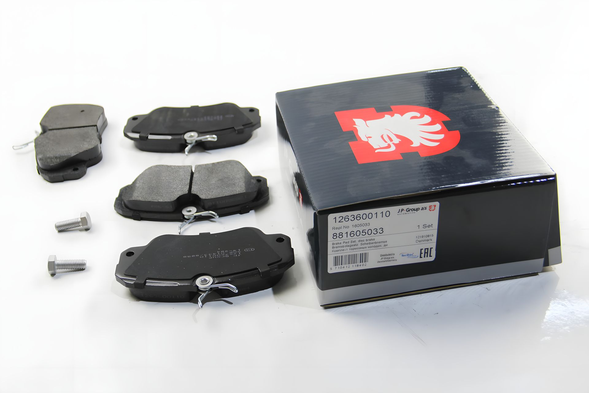 Передние тормозные колодки Opel Omega A/B, JP Group (1263600110) Передние тормозные колодки Opel Omega A/B, JP Group (1263600110)