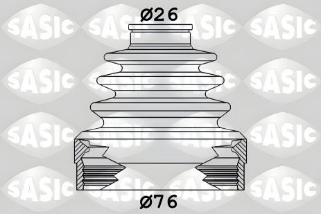 Пыльник ШРУСа для RENAULT Espace JR, Laguna III, Megane III, Scenic III, Master II (SASIC), Sasic (1904019)