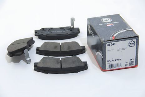 Передние тормозные колодки для Galloper/L200/L300/Lancer/Pajero (87-13), ABS (36648) Передние тормозные колодки для Galloper/L200/L300/Lancer/Pajero (87-13), ABS (36648)