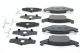 Передні гальмівні колодки Golf/Ibiza/Jetta/Passat/Polo, A.B.S. (36539)