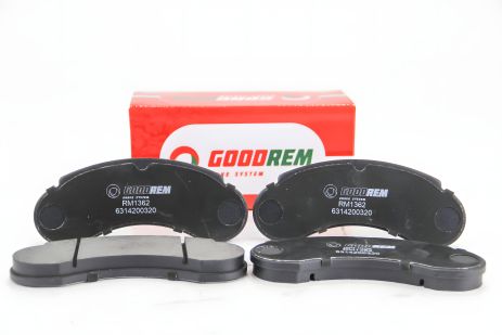 Колодки передние тормозные для W631 88-96, GOODREM (RM1362)