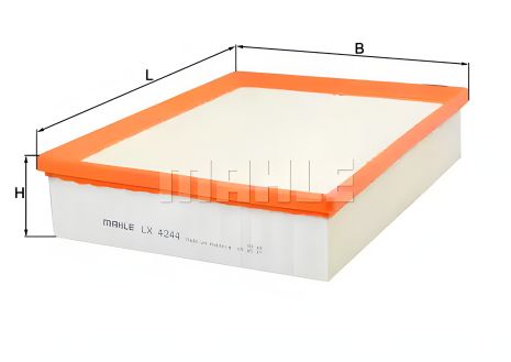Повітряний фільтр VW POLO V 1.8 GTI 14-, SEAT IBIZA V 1.8 TSI 15-, MAHLE/KNECHT (LX4244)