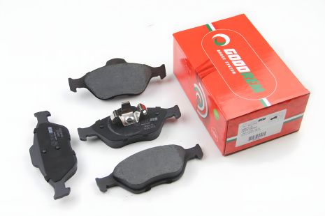 Передние тормозные колодки для Fiesta 96-08/Fusion 02-12 (ATE) (61.5x152x18.5), GOODREM (RM0115) Передние тормозные колодки для Fiesta 96-08/Fusion 02-12 (ATE) (61.5x152x18.5), GOODREM (RM0115)