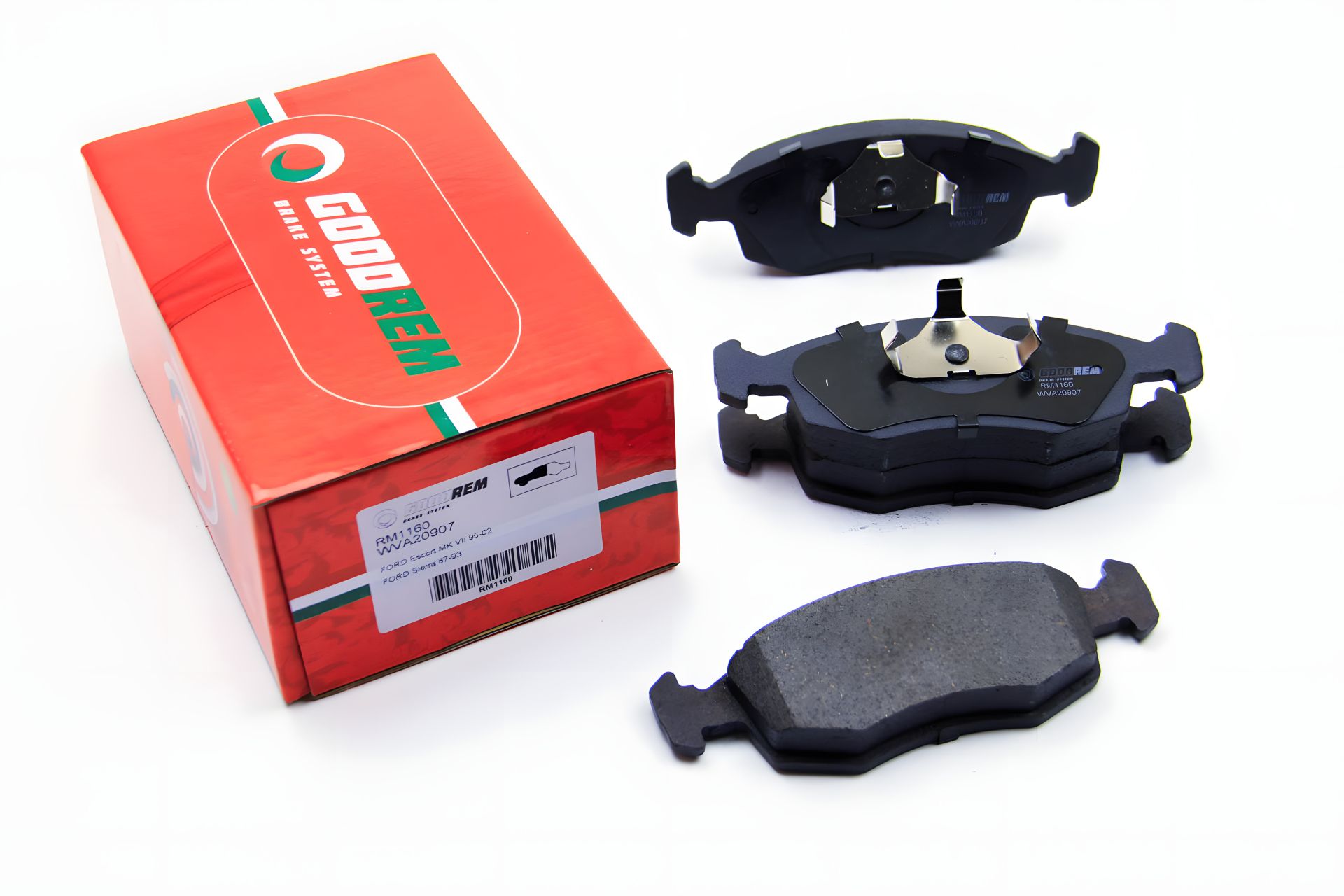 Передні гальмівні колодки для Doblo 01-05 (ATE), GOODREM (RM1160) Передні гальмівні колодки для Doblo 01-05 (ATE), GOODREM (RM1160)