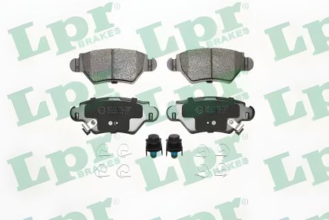 Дисковые тормозные колодки для OPEL ASTRA G задние, LPR (05P699)