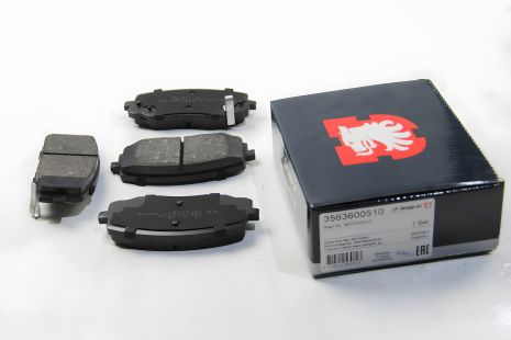 Передние тормозные колодки для Kia Picanto/Hyundai i10 04- (akebono), JP Group (3563600510) Передние тормозные колодки для Kia Picanto/Hyundai i10 04- (akebono), JP Group (3563600510)