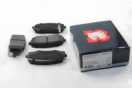 Передние тормозные колодки для Kia Picanto/Hyundai i10 04- (akebono), JP Group (3563600510)
