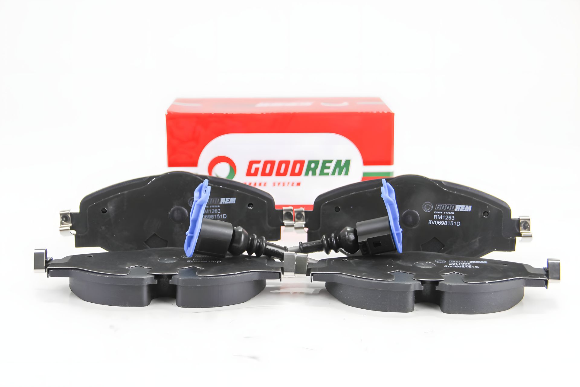 Передние тормозные колодки VW Golf VII 12-/Octavia III 12- (TRW), GOODREM (RM1263) Передние тормозные колодки VW Golf VII 12-/Octavia III 12- (TRW), GOODREM (RM1263)