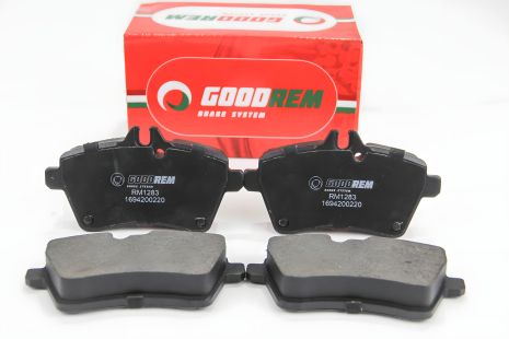 Передние тормозные колодки Yaris/W169/W245 04-, GOODREM (RM1283) Передние тормозные колодки Yaris/W169/W245 04-, GOODREM (RM1283)