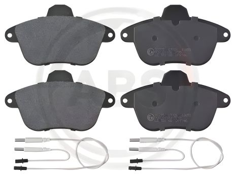 Передние тормозные колодки для Peugeot 605 89-99, ABS(36765)