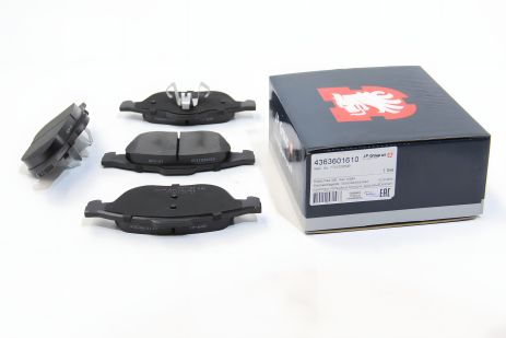 Передние тормозные колодки для Scenic 03-/Grand Scenic 04-(ATE), JP Group (4363601610) Передние тормозные колодки для Scenic 03-/Grand Scenic 04-(ATE), JP Group (4363601610)