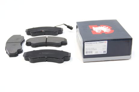 Передні гальмівні колодки Jumper/Ducato/Boxer 02- (1.8t), JP Group (4163601010)