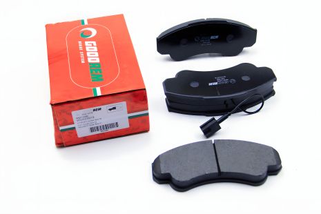 Передні гальмівні колодки для Jumper/Ducato/Boxer 02- (1.8t), GOODREM (RM1096) Передні гальмівні колодки для Jumper/Ducato/Boxer 02- (1.8t), GOODREM (RM1096)