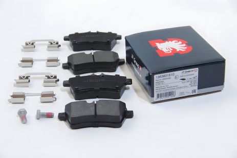 Передние тормозные колодки для W169 04-12, JP Group (1363601510)