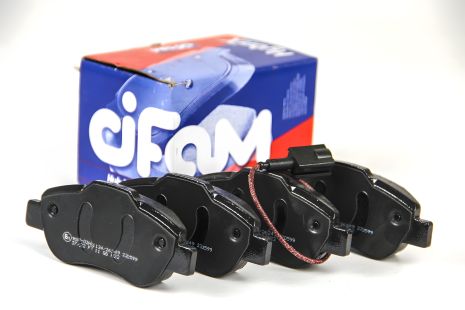 Передні гальмівні колодки для Citroen Nemo, Peugeot Bipper/KA/500/Panda 2007- від Cifam (8226381) Передні гальмівні колодки для Citroen Nemo, Peugeot Bipper/KA/500/Panda 2007- від Cifam (8226381)