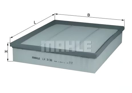 Воздушный фильтр VW Amarok 2.0 TSI/TDI 10- MAHLE/KNECHT (LX3138)