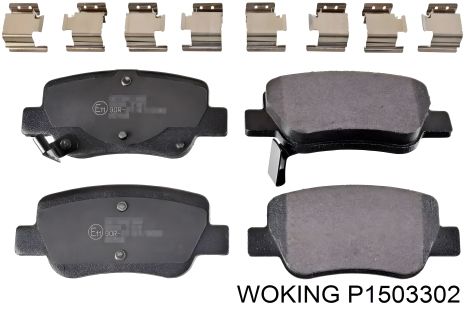 Тормозные колодки для Toyota Avensis 08 WOKING (P1503302) Тормозные колодки для Toyota Avensis 08 WOKING (P1503302)