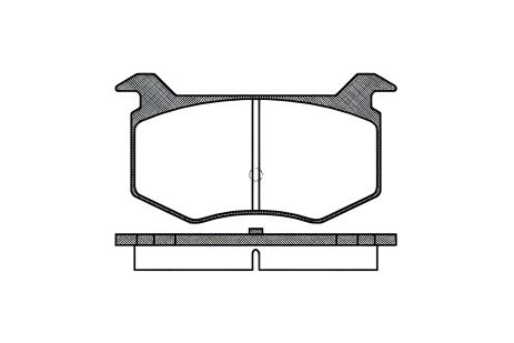 Передние тормозные колодки Москвич, WOKING (P288300)