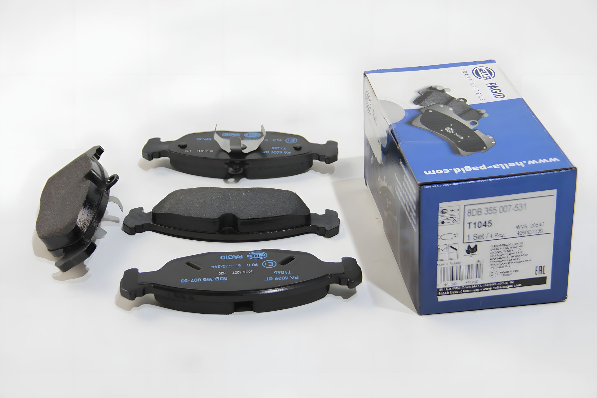 Гальмівні колодки передні Combo/Corsa -01/Astra/Vectra -96/Lanos, HELLA PAGID (8DB355007531) Гальмівні колодки передні Combo/Corsa -01/Astra/Vectra -96/Lanos, HELLA PAGID (8DB355007531)