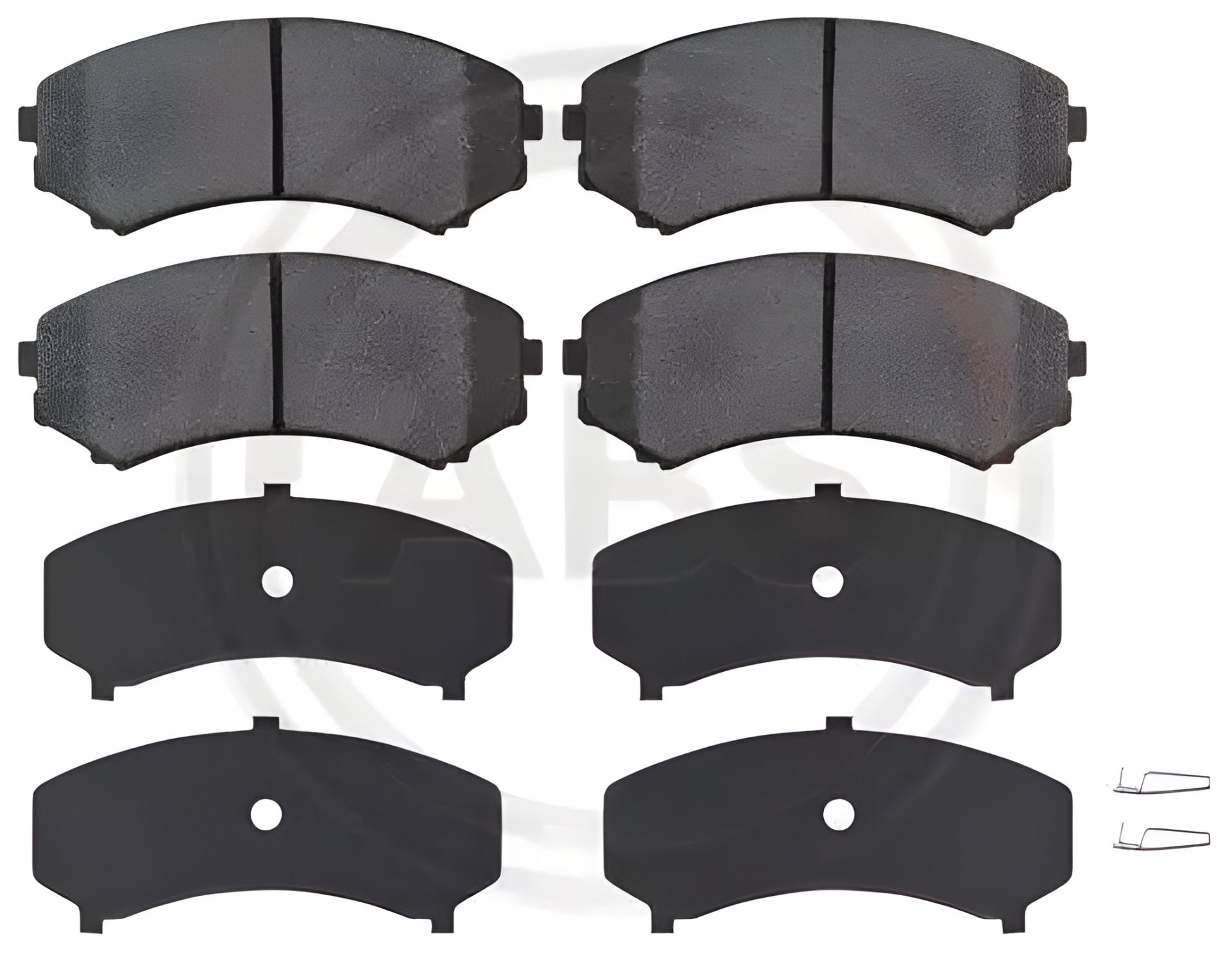 Передние тормозные колодки для Mitsubishi Grandis 04-11/Pajero 90-(sumitomo), A.B.S. (37203) Передние тормозные колодки для Mitsubishi Grandis 04-11/Pajero 90-(sumitomo), A.B.S. (37203)