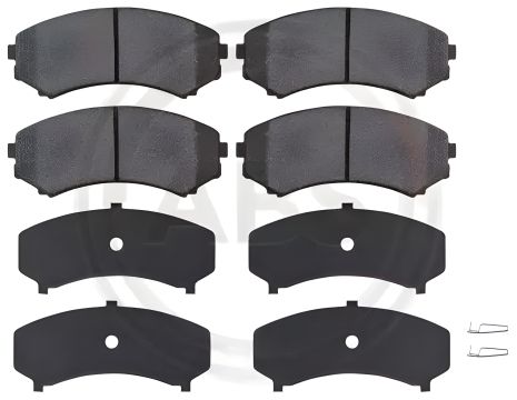 Передние тормозные колодки для Mitsubishi Grandis 04-11/Pajero 90-(sumitomo), A.B.S. (37203)