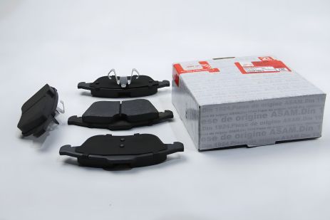 Передние тормозные колодки Renault Grand Scenic 09-/Megane 08-(ATE) (155,3x63x18), ASAM (74524)