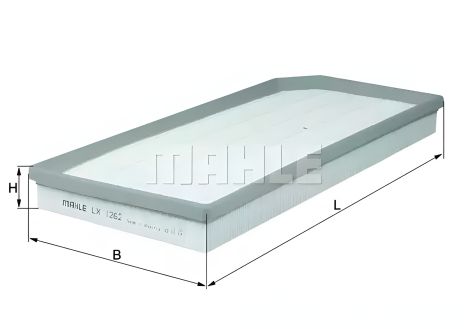 Повітряний фільтр для 2.0TFSI Golf 04-09/Jetta 05-11/Passat 05-11, MAHLE/KNECHT (LX1262)
