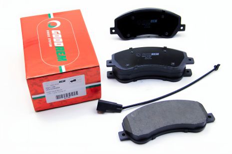Передние тормозные колодки Transit (V347) 06- (RWD), GOODREM (RM1188) Передние тормозные колодки Transit (V347) 06- (RWD), GOODREM (RM1188)