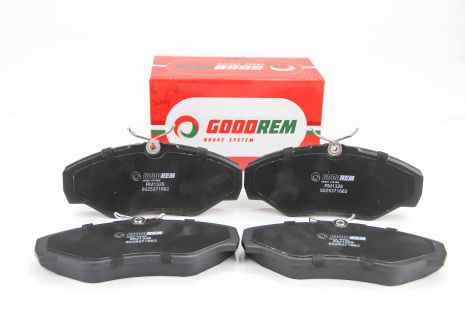 Передні гальмівні колодки Trafic/Vivaro 01- (Lucas) (63x143,8), GOODREM (RM1326)
