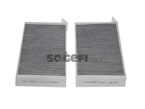 Угольный салонный фильтр для Renault Laguna 07- (к-кт 2шт.), PURFLUX (AHC2642)