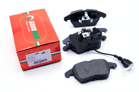 Передні гальмівні колодки Caddy III/Golf V/Passat B6/Octavia A5, GOODREM (RM1152)
