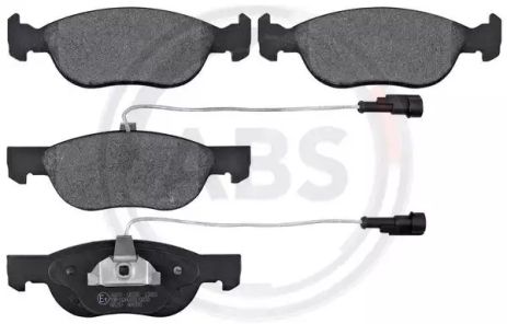 Колодки передние тормозные Fiat Bravo/Marea 96-02 (ATE) (156,3x52,6x17,6), ABS (36893)