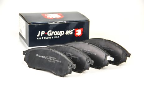 Передние тормозные колодки для Nissan X-Trail, Qashqa, Koleos (2007-), JP Group (4363600810)