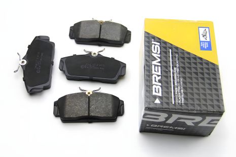 Колодки передние тормозные для Nissan Almera 00-/Primera 91-02 (TRW), Bremsi (BP2862)
