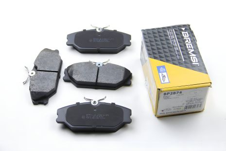 Передние тормозные колодки Laguna I/Megane I 1995-2003, TRW, Bremsi (BP2874) Передние тормозные колодки Laguna I/Megane I 1995-2003, TRW, Bremsi (BP2874)