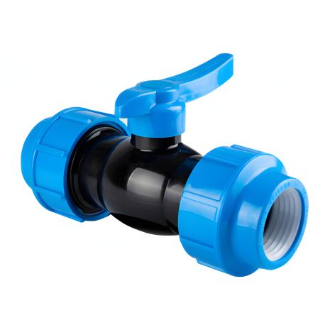 Поліетиленовий кульовий кран Unisera 25 мм (3101)