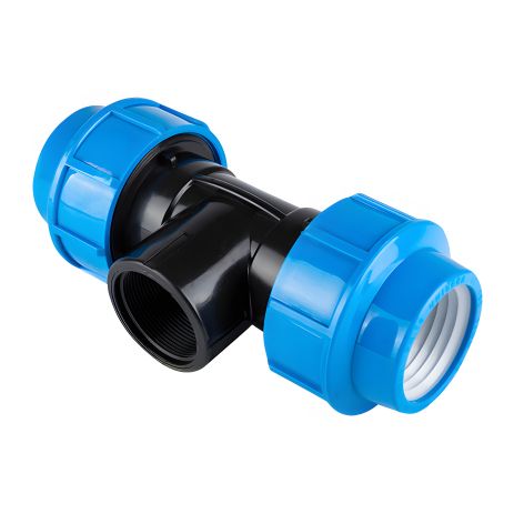 Трійник PE з внутрішньою різьбою 32х3/4" Unisera 110 (2306)