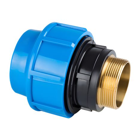 Полиэтиленовая муфта с внешней резьбой Unisera 25х1/2" (5000-0)