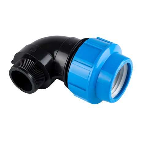 Поліетиленове коліно з зовнішньою різьбою 32х1 1/4" Unisera (2007)