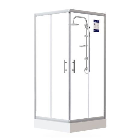 Душова кабіна з піддоном 90х90 см Britc Orion квадратна (4 мм) Душова кабіна з піддоном 90х90 см Britc Orion квадратна (4 мм)