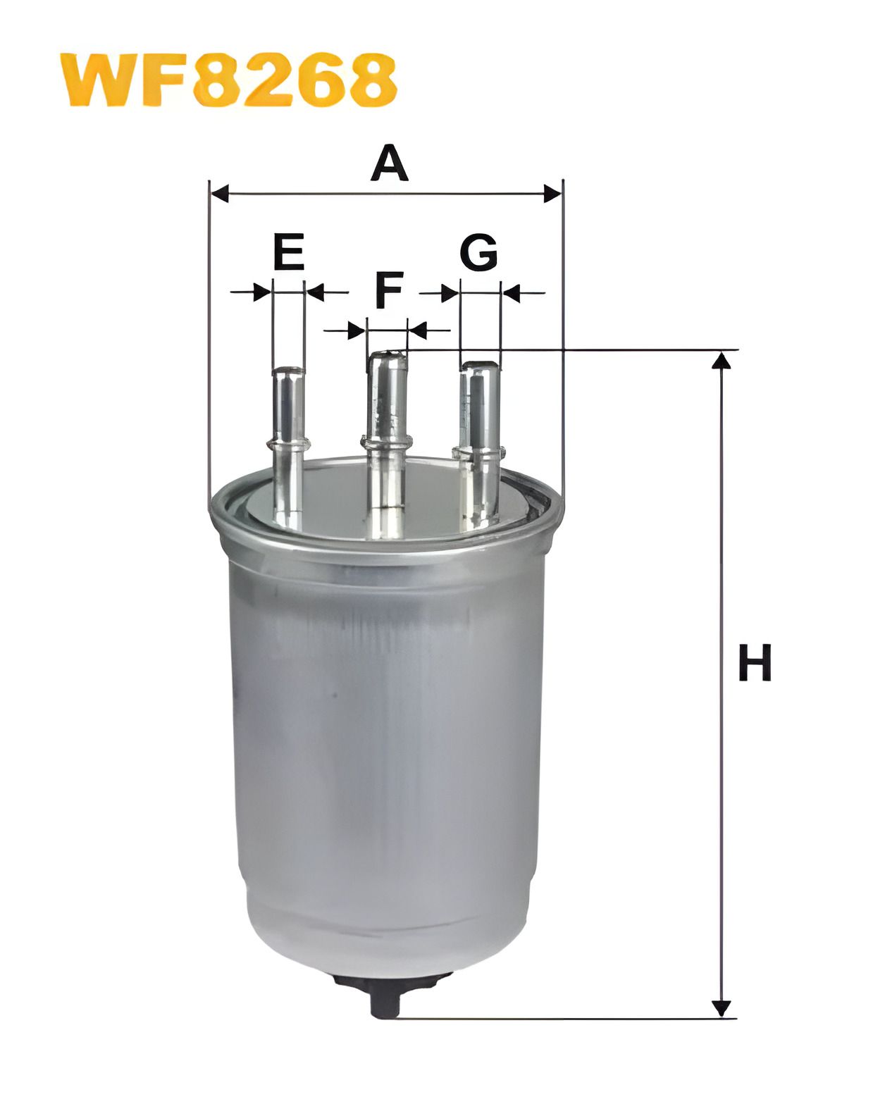 Фильтр топливный KIA BONGO, HYUNDAI TERRACAN, WIXFILTRON (WF8268) Фильтр топливный KIA BONGO, HYUNDAI TERRACAN, WIXFILTRON (WF8268)