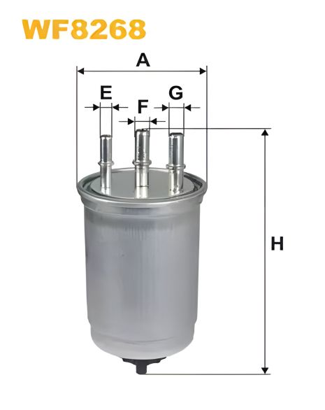 Фильтр топливный KIA BONGO, HYUNDAI TERRACAN, WIXFILTRON (WF8268) Фильтр топливный KIA BONGO, HYUNDAI TERRACAN, WIXFILTRON (WF8268)