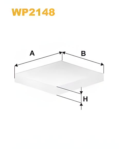Салону фільтр GAZ GAZELLE, WIXFILTRON (WP2148)