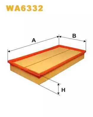Фільтр повітряний VOLVO 850, WIXFILTRON (WA6332)